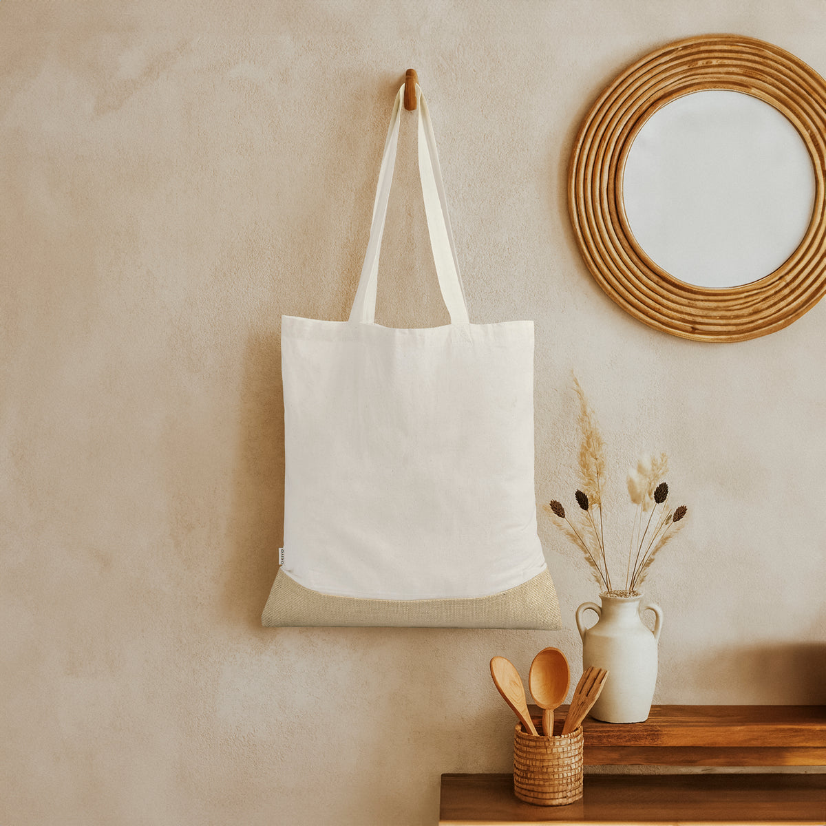 Okiyo Bijin Jute & Cotton Shopper