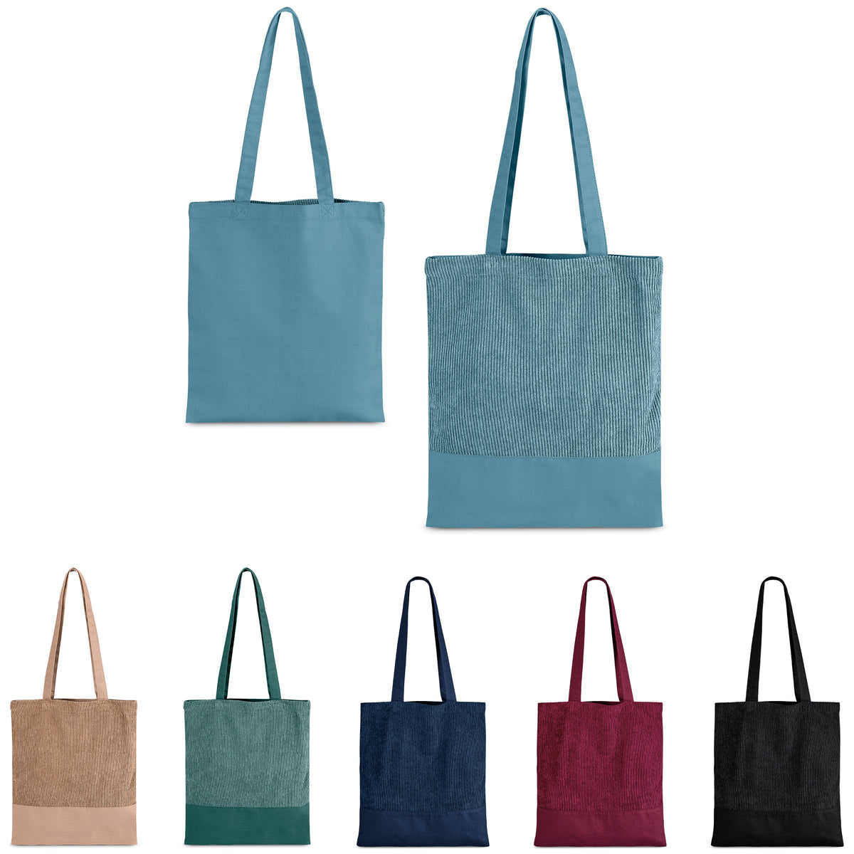 Serendipio Milestone Corduroy & Cotton Shopper