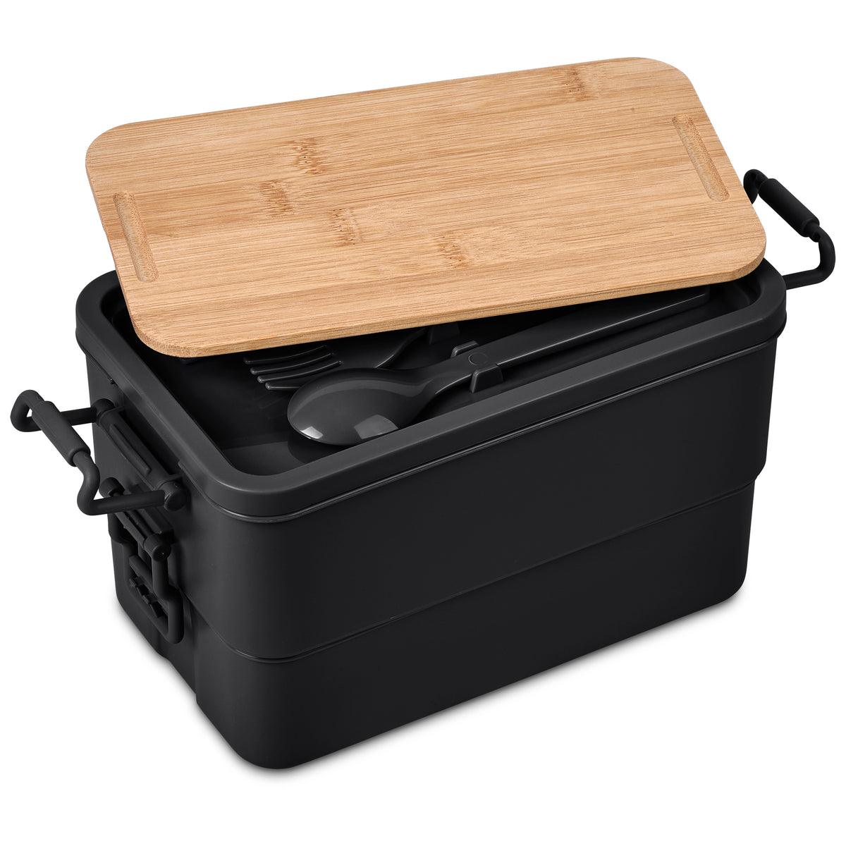 Urban Terrain Lakeside Double Layer Lunch Box & Cutlery Set