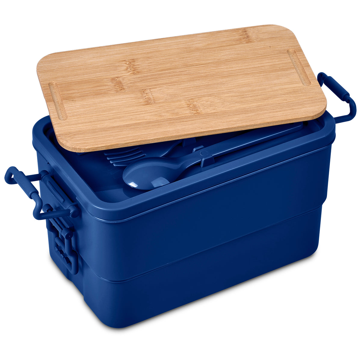 Urban Terrain Lakeside Double Layer Lunch Box & Cutlery Set