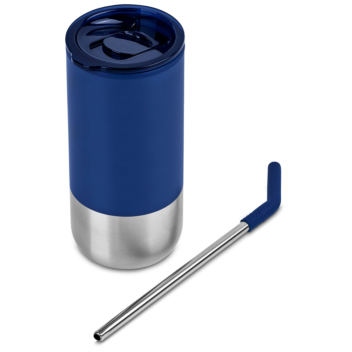 Kooshty Cheerio Stainless Steel & Plastic Double-Wall Tumbler & Straw – 480ml