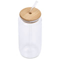 Okiyo Natsu Glass & Bamboo Tumbler & Straw - 500ml