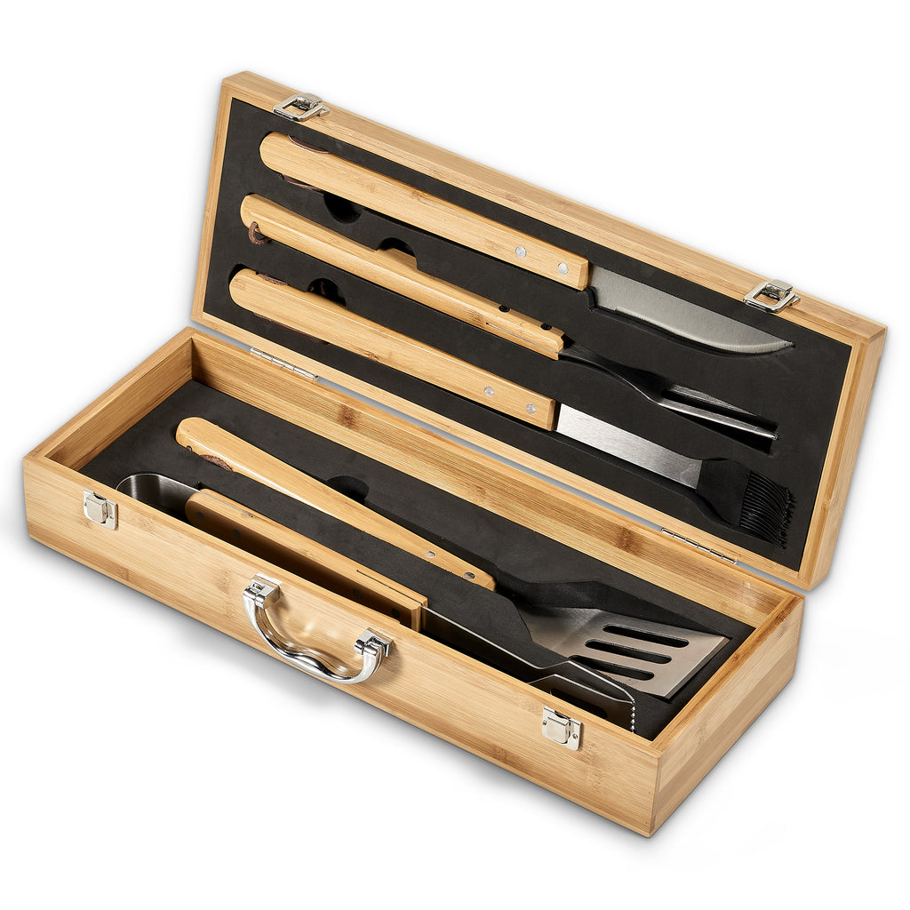 Okiyo Yakiniku Bamboo 5-Piece Braai Set