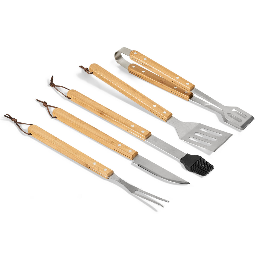 Okiyo Yakiniku Bamboo 5-Piece Braai Set
