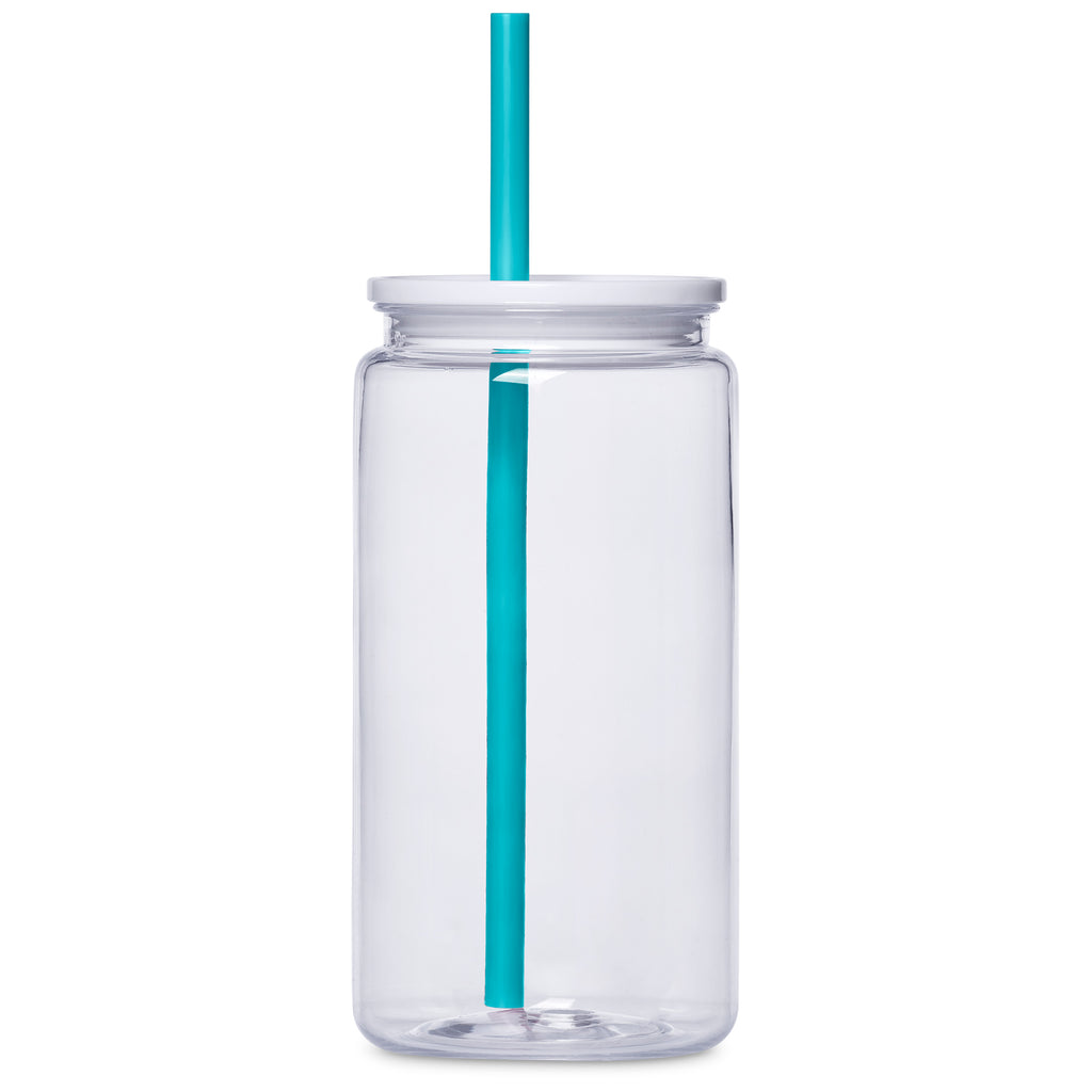 Altitude Mina Plastic Tumbler and Straw - 550ml