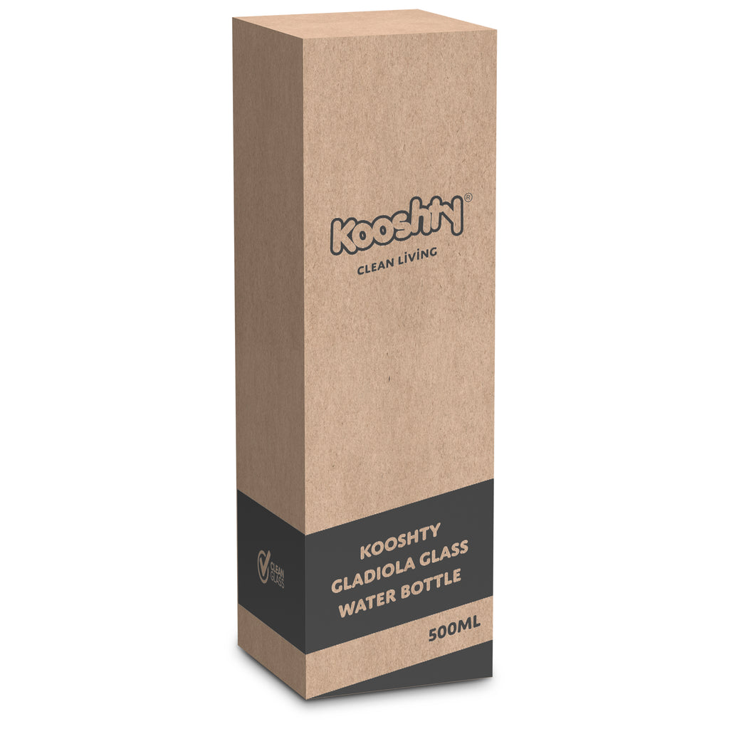 Kooshty Gladiola Glass Water Bottle - 500ml
