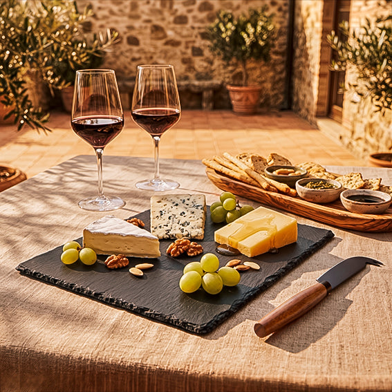 Andy Cartwright Clarens Slate Cheese Board Set