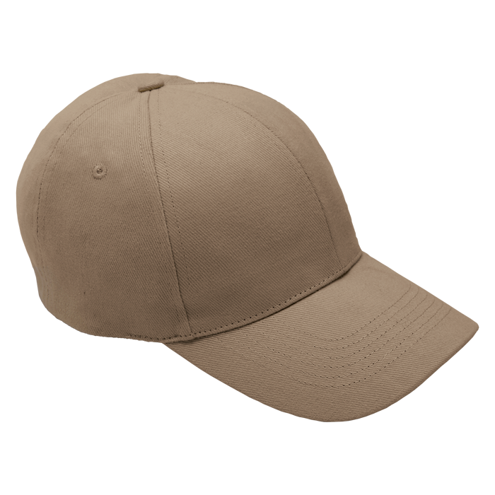 6 Panel Brushed Cotton Cap - Barron