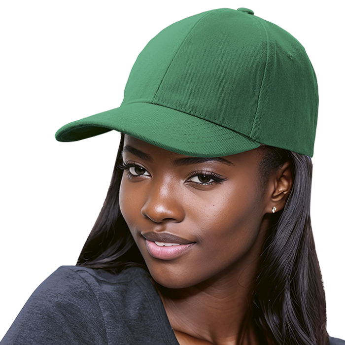 6 Panel Brushed Cotton Cap - Barron