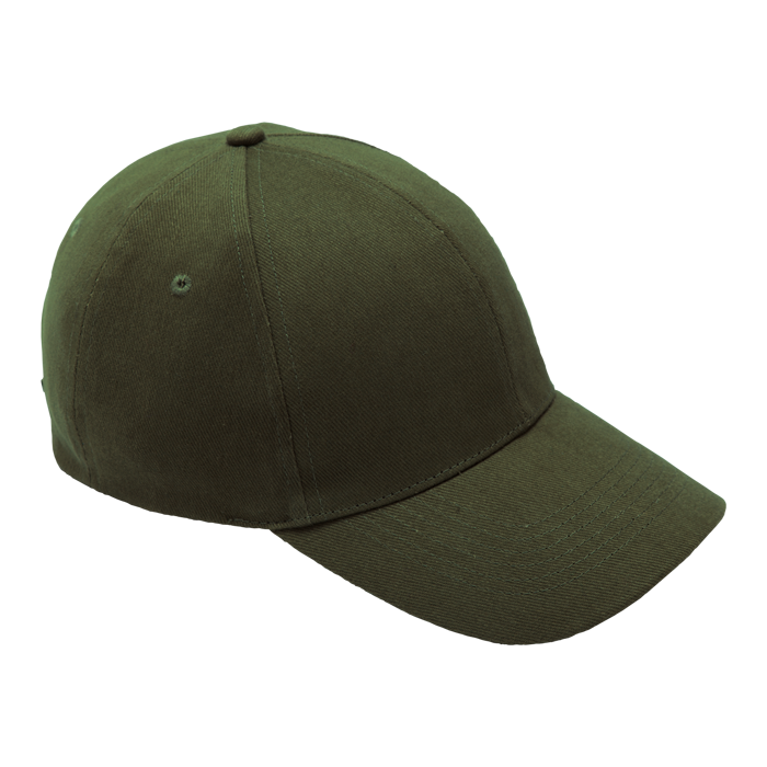 6 Panel Brushed Cotton Cap - Barron