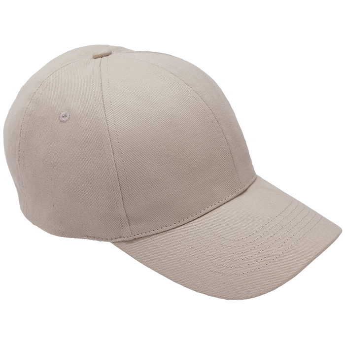 6 Panel Brushed Cotton Cap - Barron