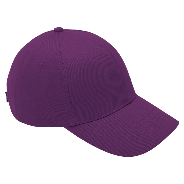 6 Panel Brushed Cotton Cap - Barron