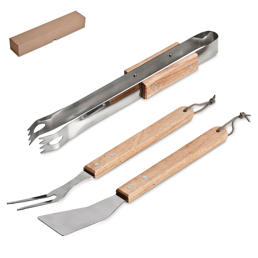 Altitude Palma Bamboo 3-Piece Braai Set