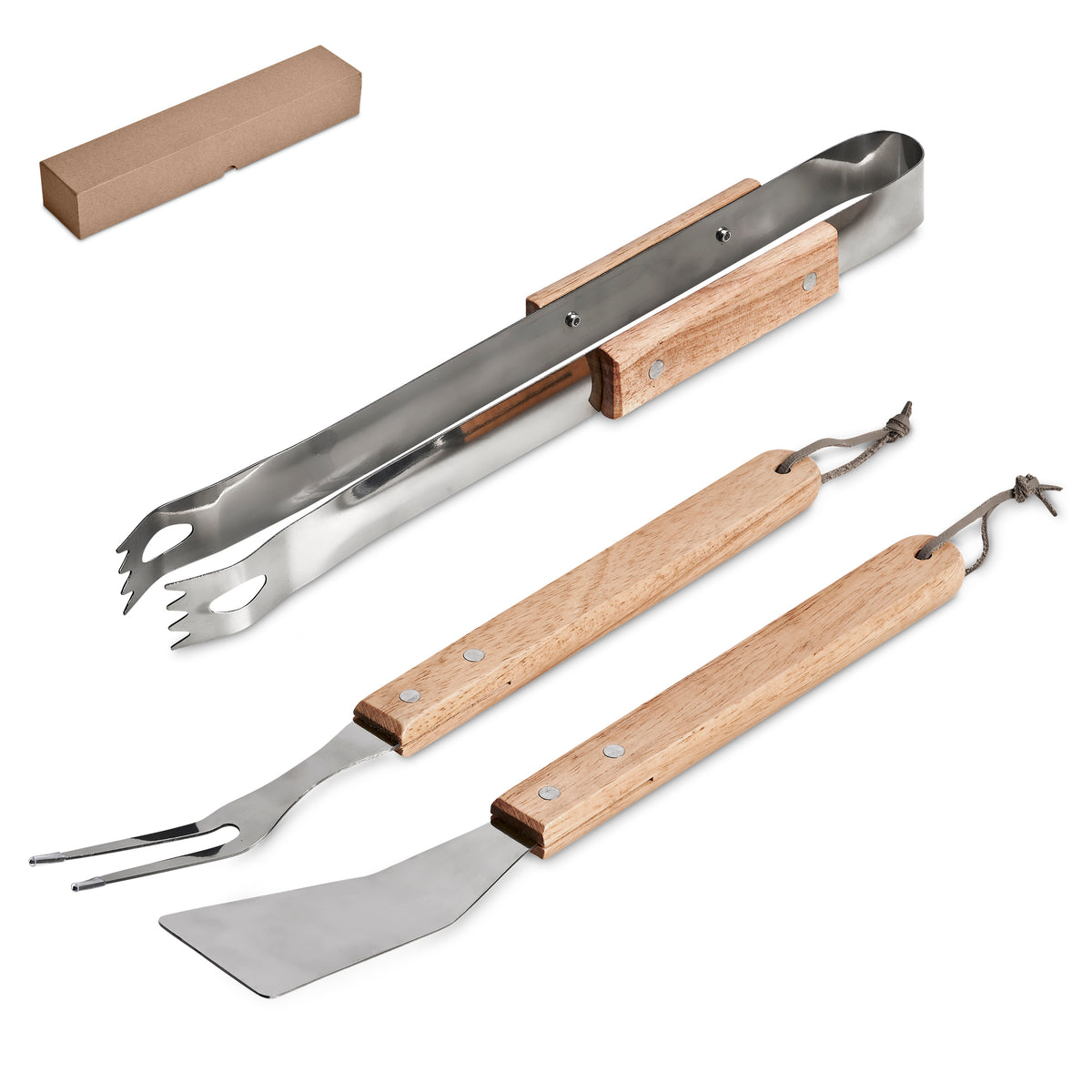 Altitude Palma Bamboo 3-Piece Braai Set