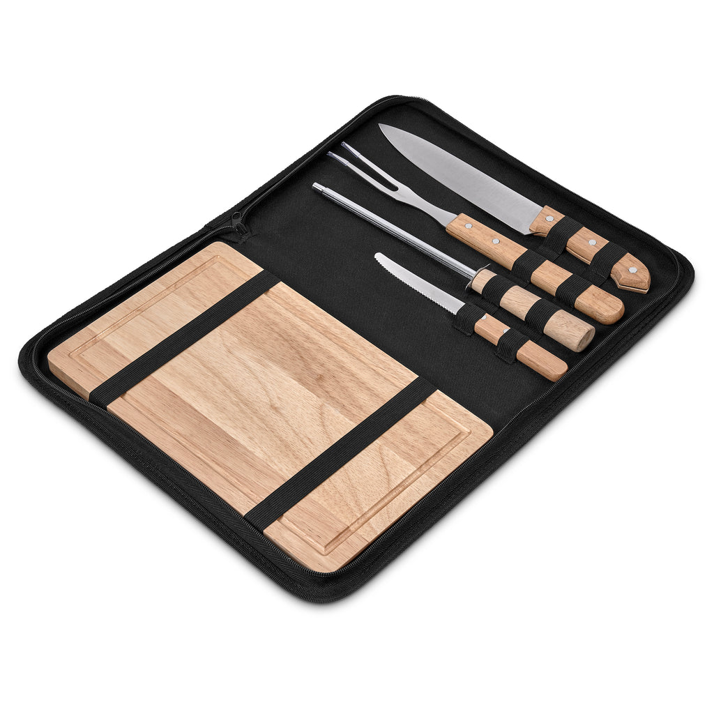 Serendipio Brenton 5-Piece Braai & Carving Set