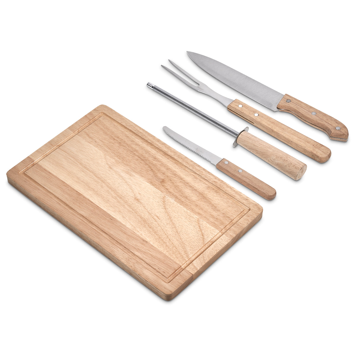 Serendipio Brenton 5-Piece Braai & Carving Set
