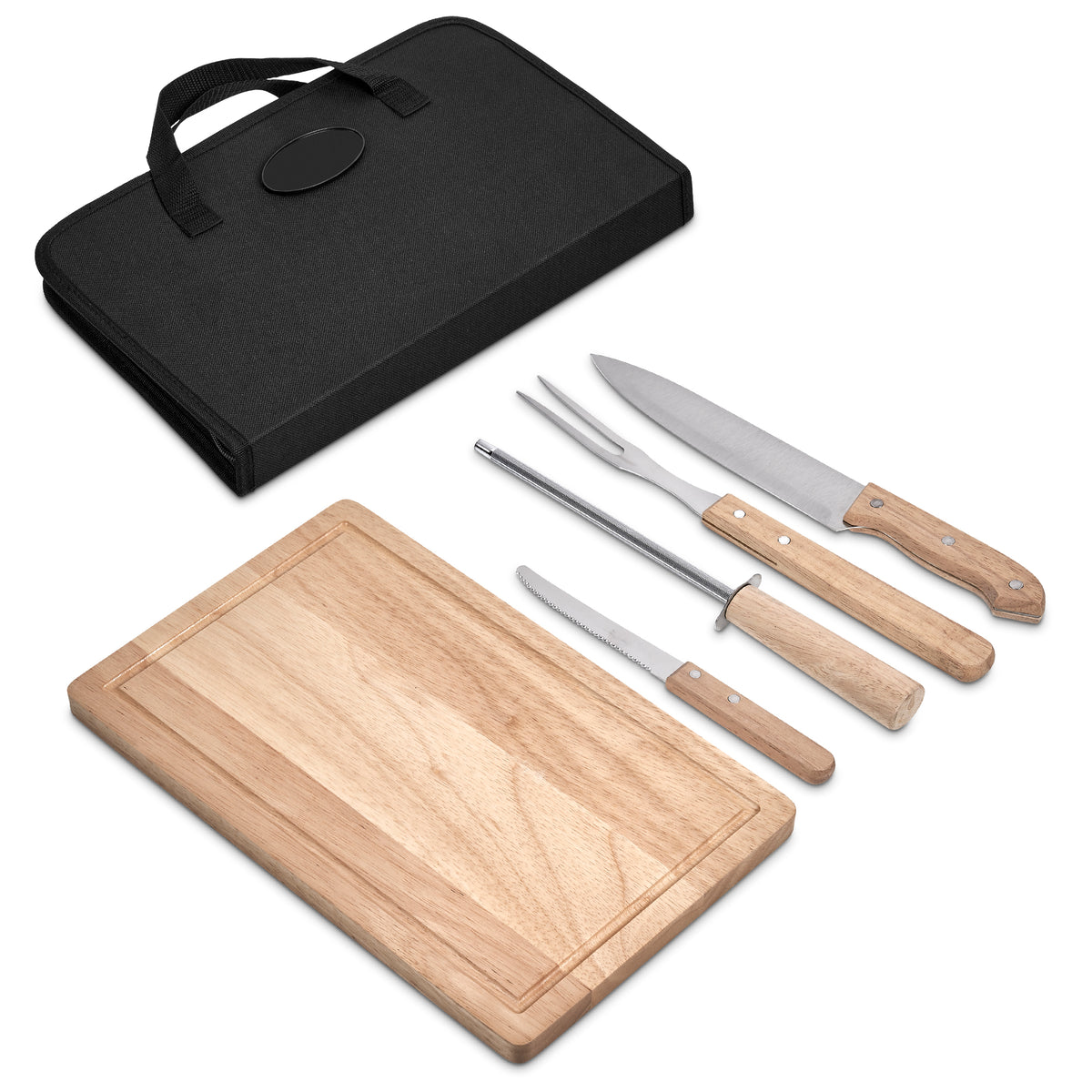 Serendipio Brenton 5-Piece Braai & Carving Set