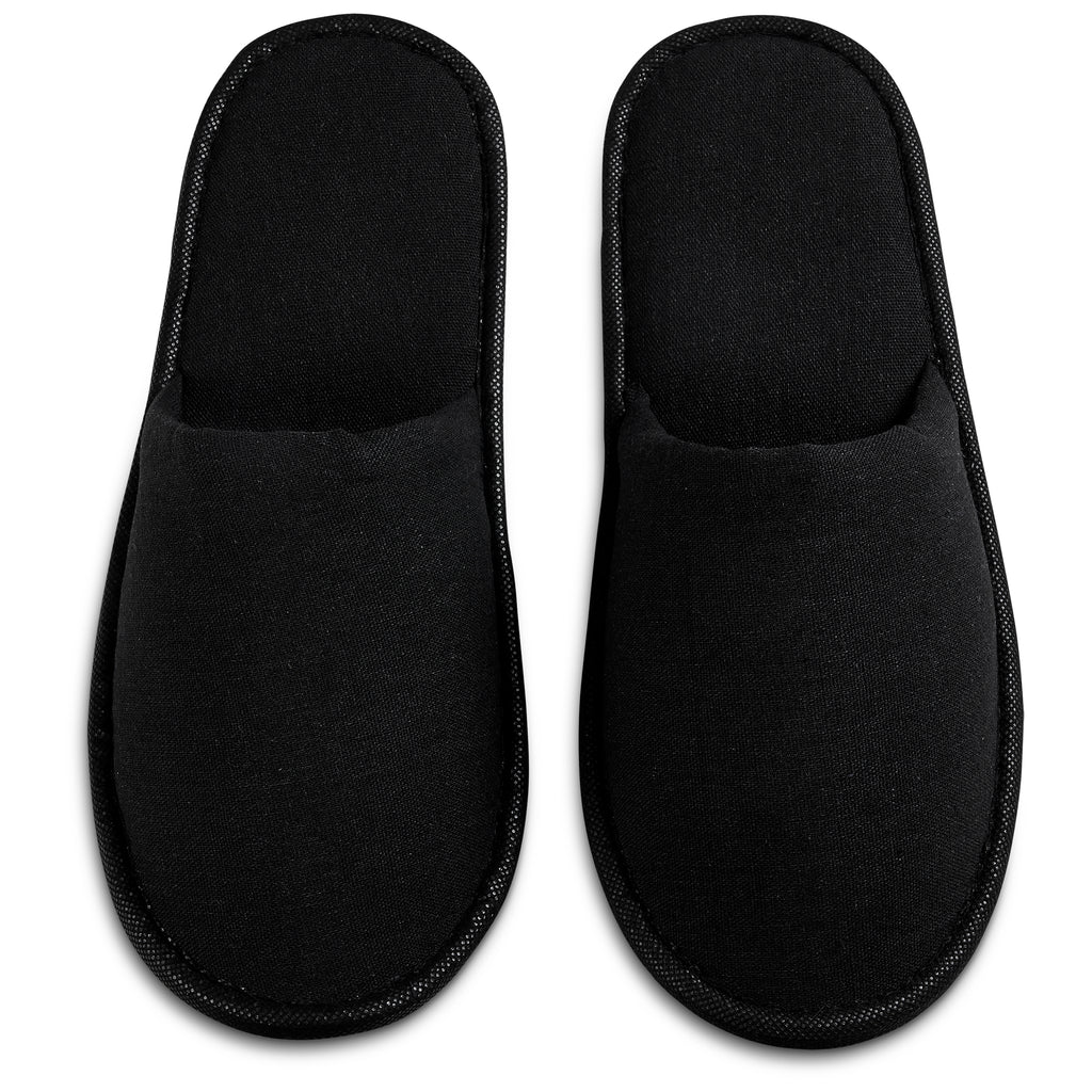 Serendipio Be Our Guest Linen Slippers