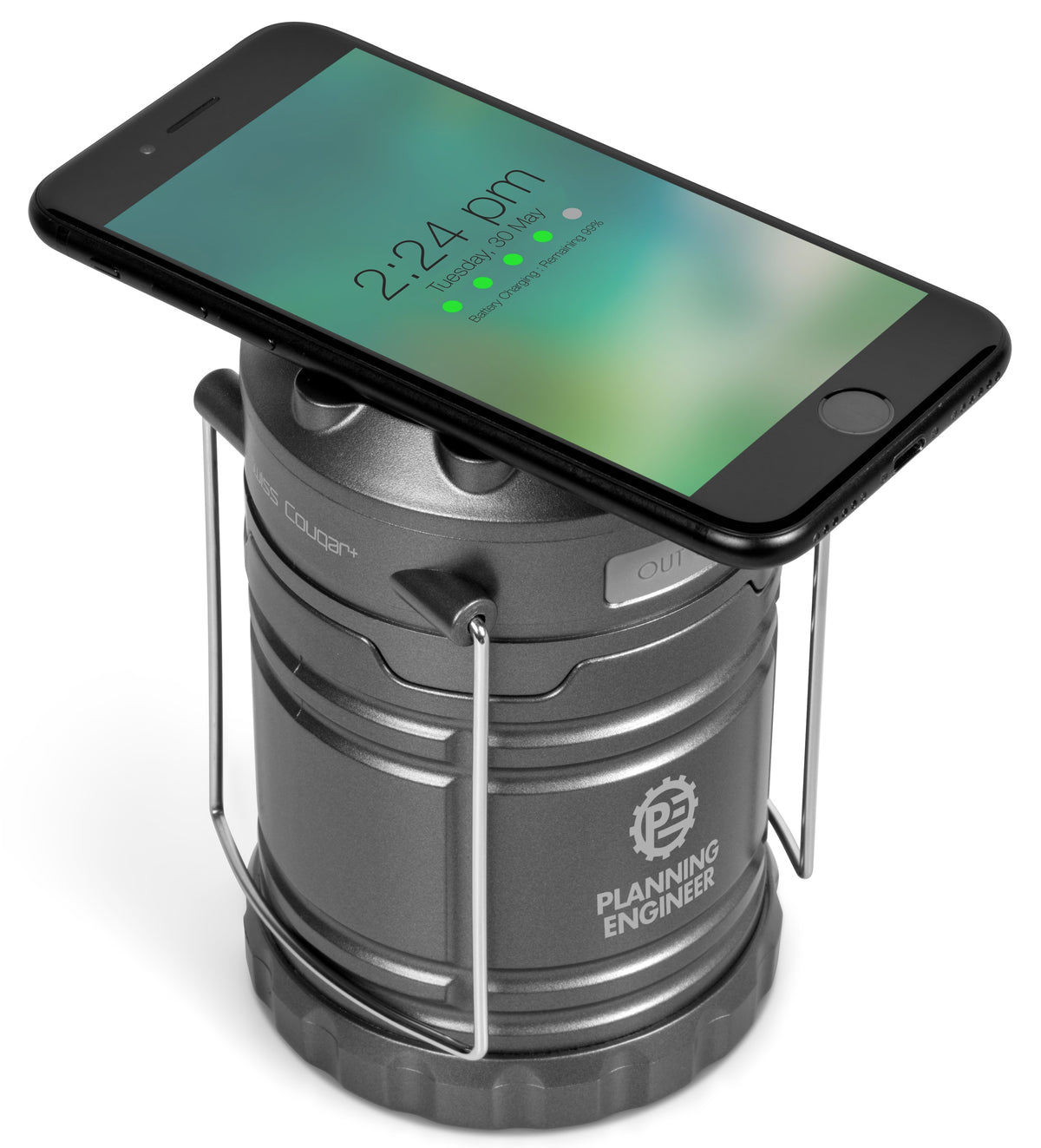 Swiss Cougar Cape Town Lantern & Wireless Charging Power Bank - 4 000mAh